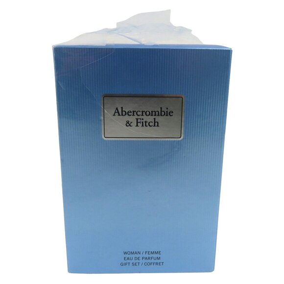 Abercrombie and Fitch First Instinct Blue Her Women Perfume 3.4oz and .5oz Spray - Picture 1 of 9